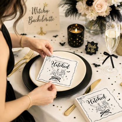 Halloween Cocktail Napkins 50 Pack - Witch Party Table Decor