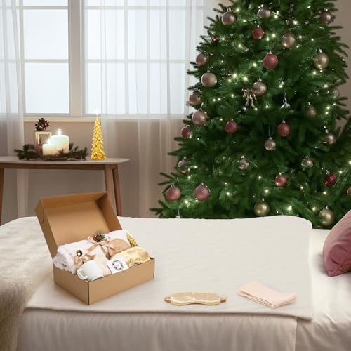 Vesici Christmas Gift Basket Set for Women - Bohemian Beige