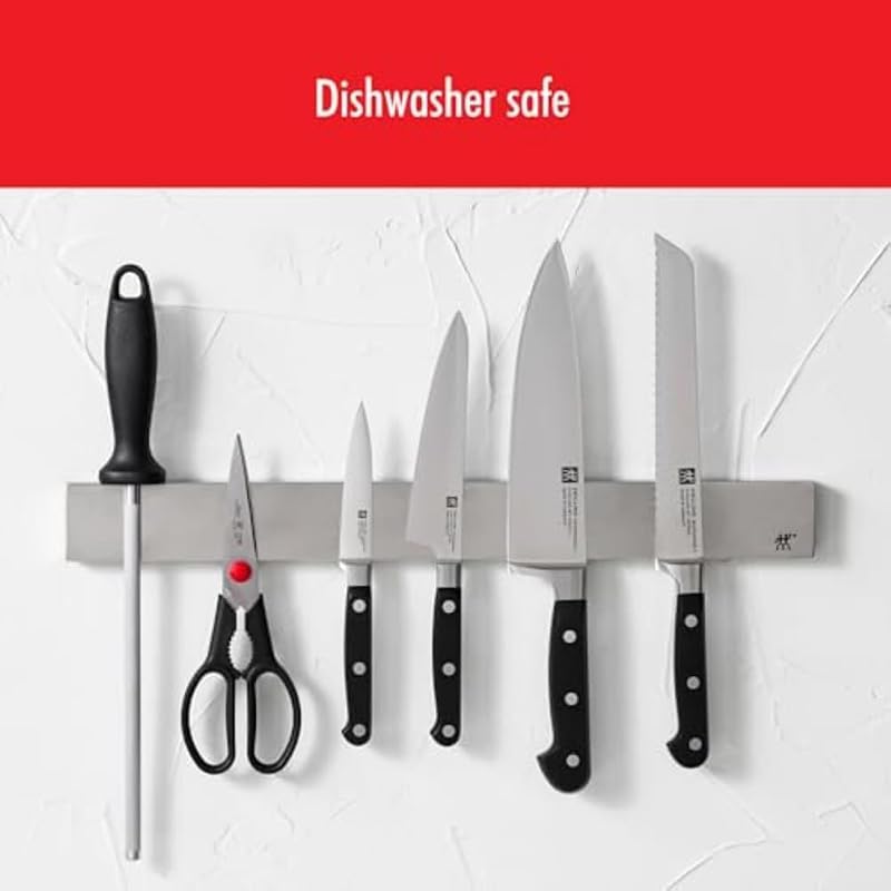ZWILLING Professional S 8-Inch German Bread Knife, Black Handle, Ice-Hardened FRIODUR