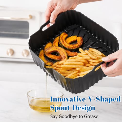 Air Fryer Accessories Set of 13 for Cosori Iconic 6.5 Qt - Stainless Steel & Silicone