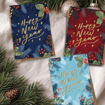 20 Pack Christmas Greeting Cards with Envelopes - Festive Notecards for Holiday Wishes
