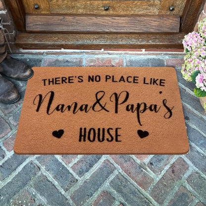 Christmas Doormat Gifts for Grandma Nana Papa - Grandkids Variation
