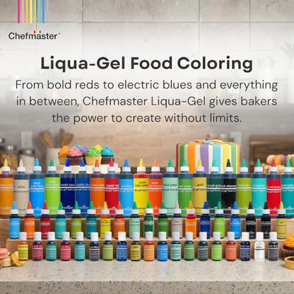 Food Coloring Gel Kit - 4 Vibrant Holiday Colors for Baking & Desserts