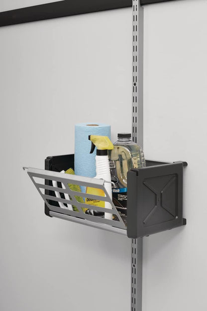 Rubbermaid FastTrack Rail Access Bin - Versatile Garage Organizer for Sports & Gardening Supplies | Durable Storage Solution