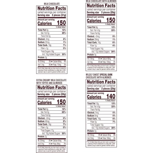 HERSHEY'S NUGGETS Assorted Chocolate Candy Variety Pack 26 oz - Variety of Flavors