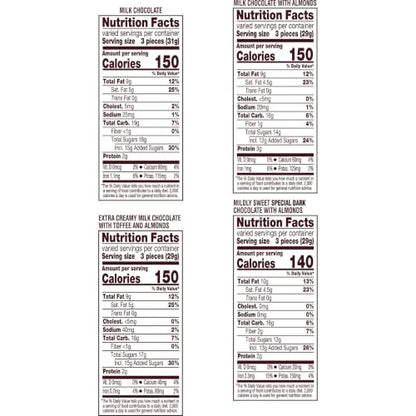 HERSHEY'S NUGGETS Assorted Chocolate Candy Variety Pack 26 oz - Variety of Flavors
