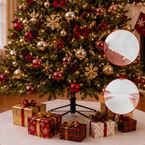 Artificial Snow Blanket for Christmas Decorations 3x10 ft 2 Pack