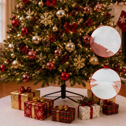 Artificial Snow Blanket for Christmas Decorations 3x10 ft 2 Pack