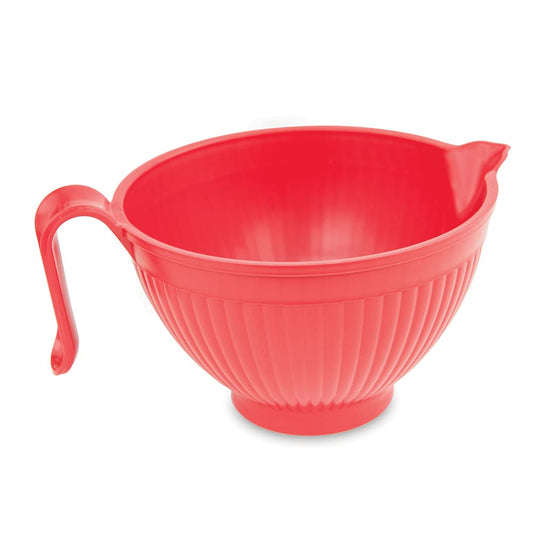 Nordic Ware Plastic Better Batter Bowl, 10-Cup, Red