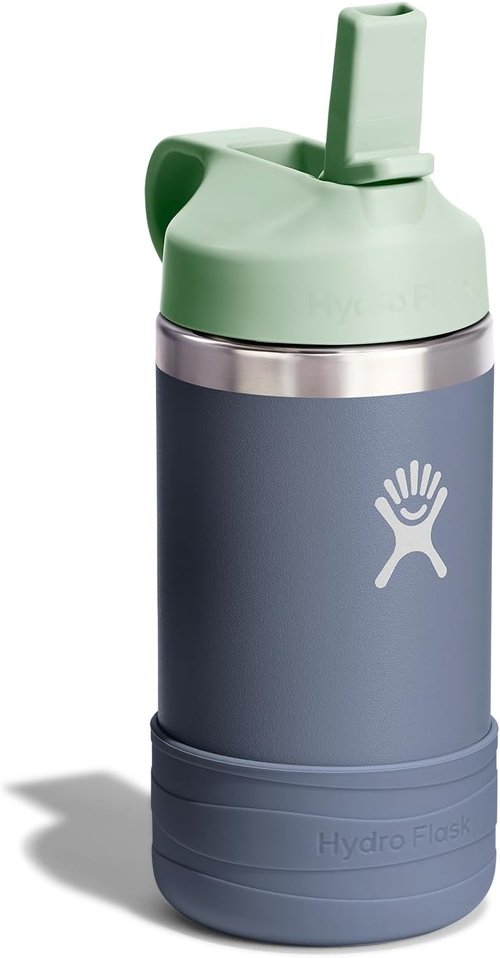 Hydro Flask Kids Water Bottle - Insulated Stainless Steel with Straw Cap - 12 Oz Koala Design