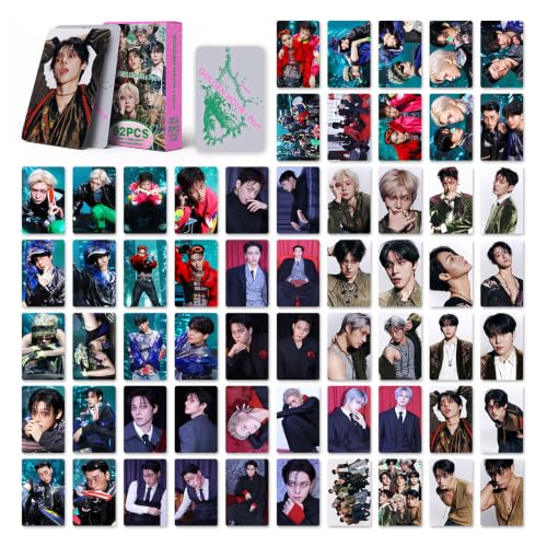 Photocard Collection Set with Stickers - 92 Non-Repeating Cards & Decorative Stickers