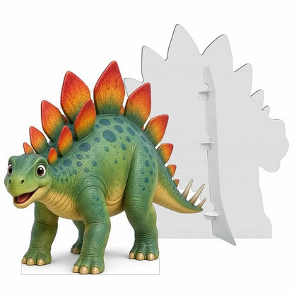 Stegosaurus Cardboard Cutout Dinosaur Themed Birthday Party Standup - 4 ft