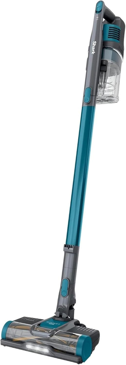 Shark Pet Pro Cordless Stick Vacuum Cleaner - Self-Cleaning Brushroll, 40 Min Runtime, XL Dust Cup, Teal/Grey