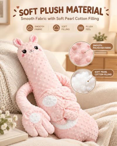 Yellow Plush Patting Pillow with Remote Control - Animal Cuddle Pillow