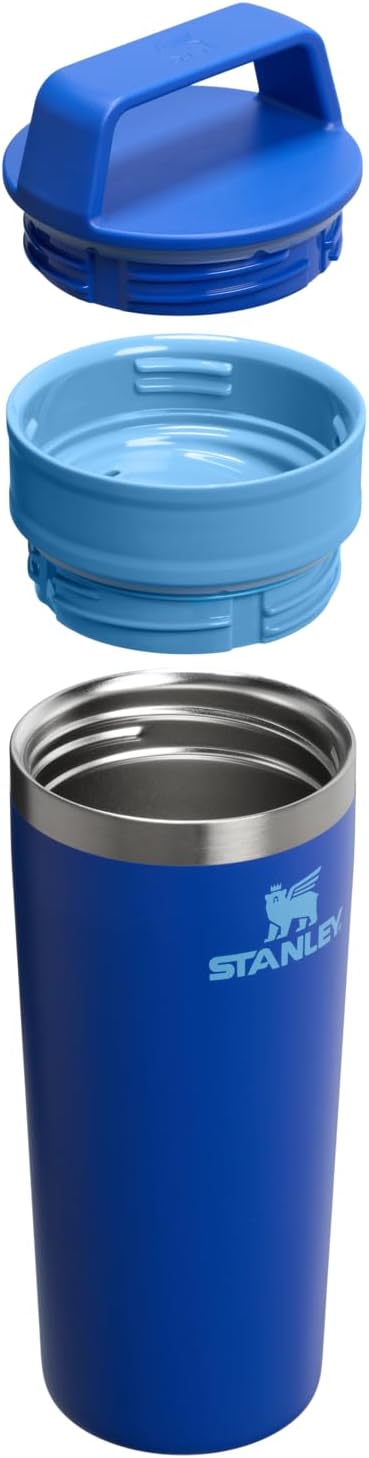 STANLEY Travel Mug 16 oz - Insulated Stainless Steel | Leakproof Lid for Coffee & Tea | BPA-Free | Cobalt