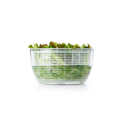 OXO Salad Spinner - Effortless Drying for Fresh Greens | Compact Design for Easy Storage