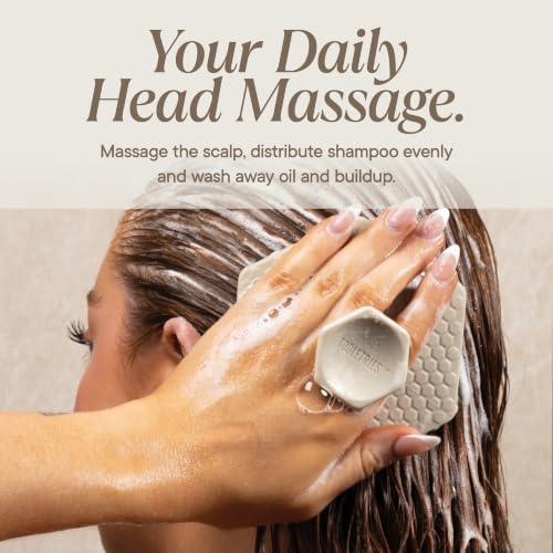 Self-Care Gift Set with Silicone Scrubbers Fog-Resistant Shower Mirror & Bathroom Accessories