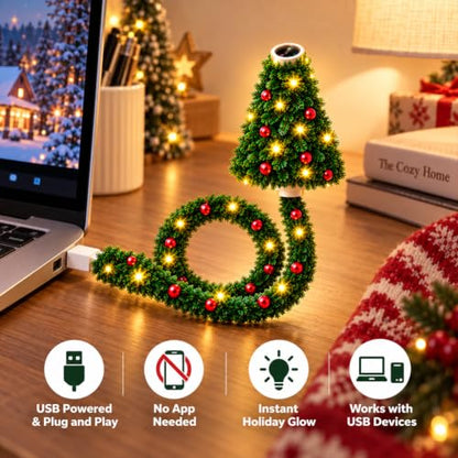 Christmas USB Projector Light - 6-in-1 Festive Scene Projection for Wall & Ceiling, Indoor Holiday Decor, Ideal Xmas Gift