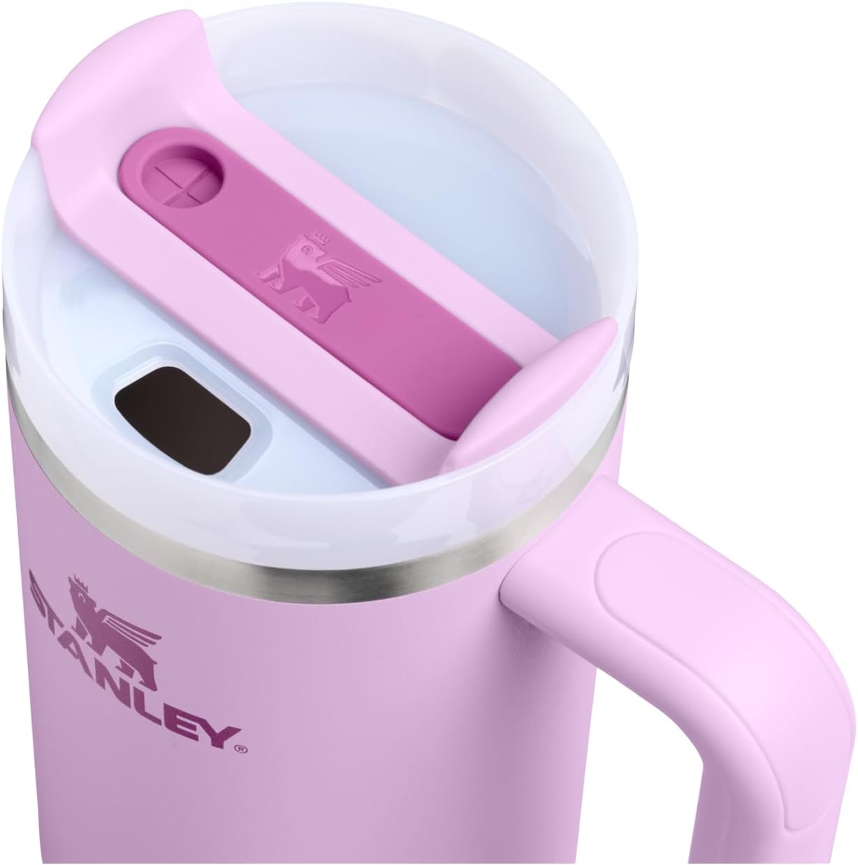 STANLEY Quencher H2.0 Tumbler - 30 oz Insulated Stainless Steel Cup with Handle & Straw | Soft Orchid