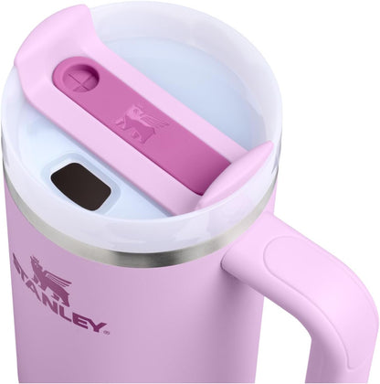 STANLEY Quencher H2.0 Tumbler - 30 oz Insulated Stainless Steel Cup with Handle & Straw | Soft Orchid
