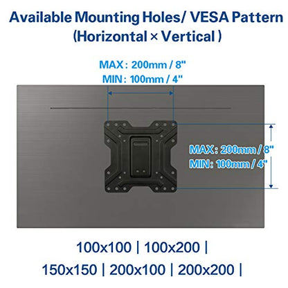 Mounting Dream Ultra Slim Full Motion TV Wall Mount, Low Profile Articulating TV Mount for 26 to 75 Inch TVs - Smooth Extension, Swivel, Tilt, Fits 16" Studs, Max VESA 400x400mm, Holds 88lbs