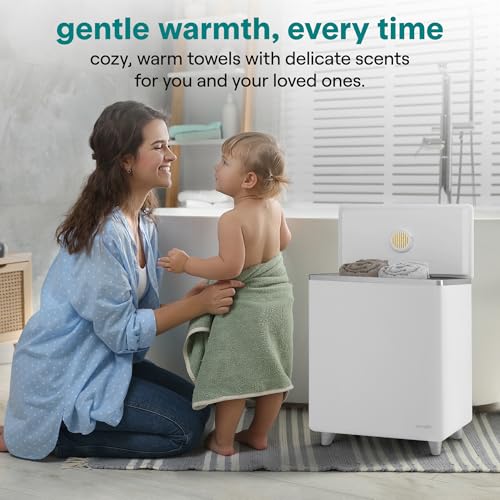 WiFi-Enabled Large Capacity Towel Warmer with Timer, Holds 2 Towels, Compact Design