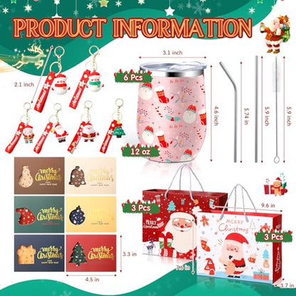 Christmas Gift Set with Wine Tumblers & Accessories - Fashion