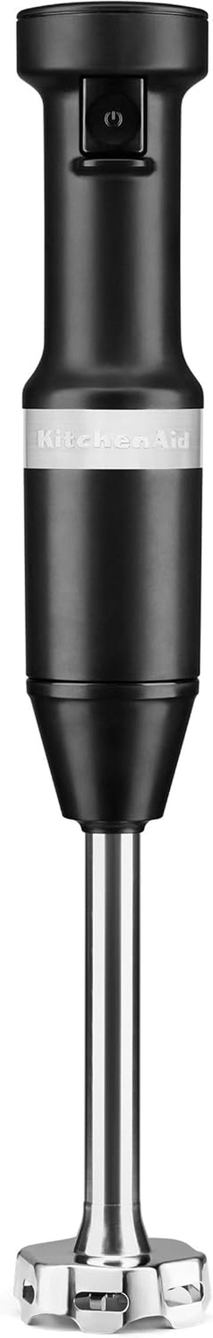 KitchenAid Hand Blender - Variable Speed Control for Perfect Blending | Matte Black Finish