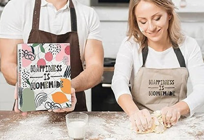 Balanchy 118 pc, 8.5"x11" 3-Ring Recipe Binder Organizer Kit to Write Your Own Recipes Binder Kit with Cards, Dividers, DIY Recipe Binder Cookbook, Protective Sleeves, Recipe Box, Cards & Labels