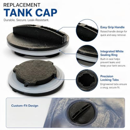 Replacement Water Tank Cap for Hoover Power Scrub SpinScrub 50 - Leak-Proof Fit