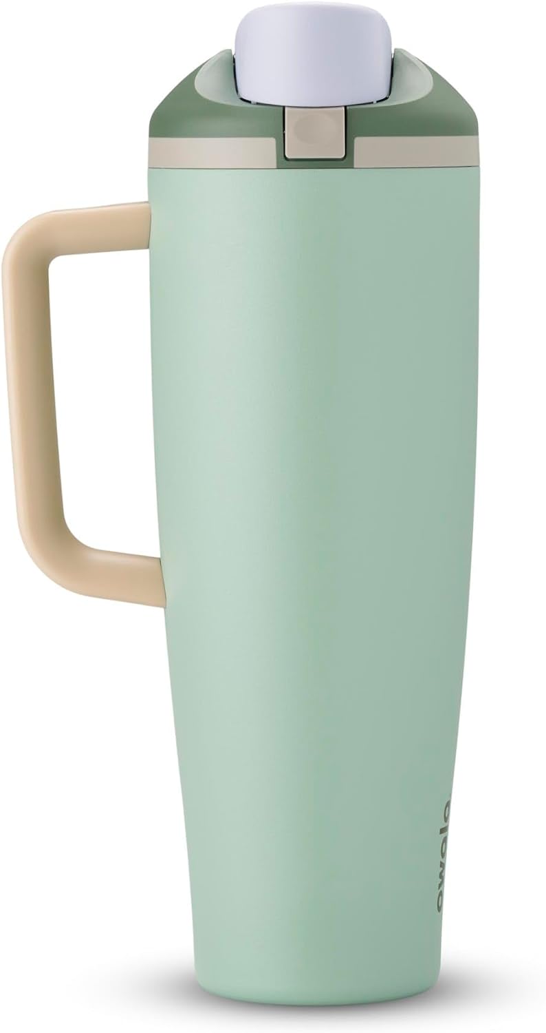 Owala FreeSip Tumbler - 40 oz. Stainless Steel - Eco-Friendly Green (Eucalyptus)