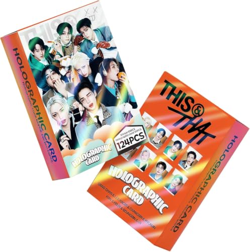 Stray Kids Photocards Set 124 PCS with Stickers - Multicolor