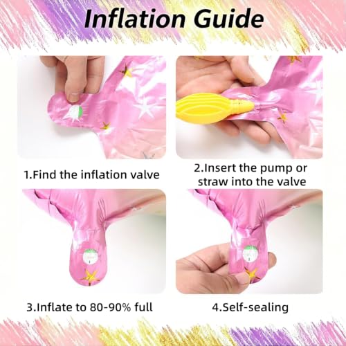 Princess Birthday Balloon Kit for 1-7 Years Old Party Decorations