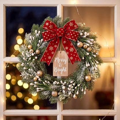 Artificial Holly Berries Wire Stems - Crystal White, 150 Pack for Wreaths & Crafts
