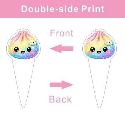 Squishy Birthday Party Decorations with Cupcake & Cake Toppers - 25 Pieces