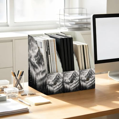 Emelivor Mountain Forest Desk Organizer Magazine File Holder - Variation 3