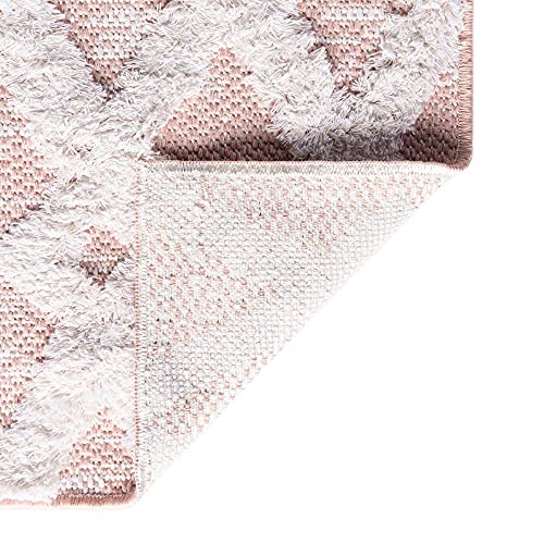 Unique Loom Sabrina Soto Casa Collection Area Rug - Valencia (4' 5'' x 6' Rectangle, Pink/ Ivory)