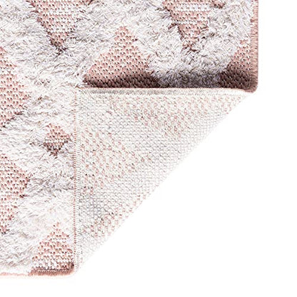 Unique Loom Sabrina Soto Casa Collection Area Rug - Valencia (4' 5'' x 6' Rectangle, Pink/ Ivory)
