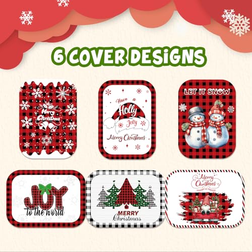 36 Pack Christmas Aluminum Food Containers with Lids - Holiday Treat Storage
