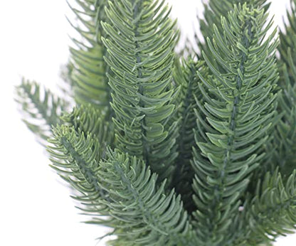 Artificial Pine Branches 100PCS Christmas Evergreen Picks - Green