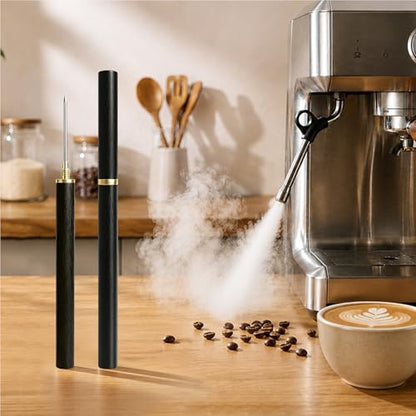 Steam Wand Cleaning Tool for Espresso Machines - Black, 10cm