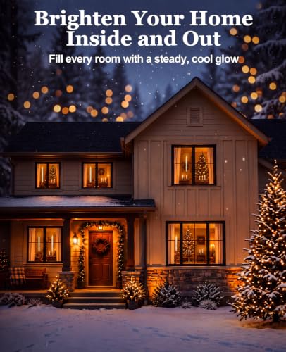 6 Pack Battery Operated Window Candles with Sensor Dusk to Dawn & Timer