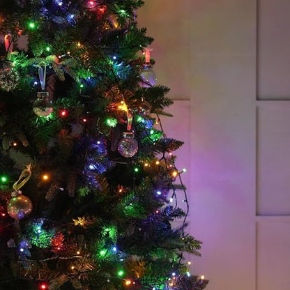Multicolor Battery Operated Outdoor String Lights 50 LED 16FT Christmas Lights with 8 Modes