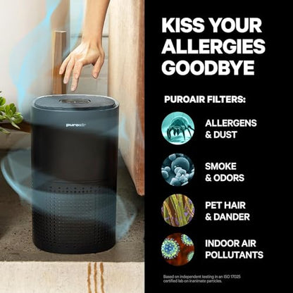 PuroAir 240 Replacement Filter - Genuine Puro Air 240 Filter Replacement - Official PuroAir Air Purifier HEPA Filter with CarbonTech Filters 99.9% of Pollen, Dust, Pet Dander, Smoke, Odors