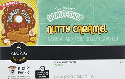 The Original Donut Shop Coffee Nutty Caramel K-Cups , 12-Count (Retail Packaging)