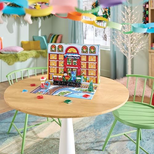 Magna-Tiles MicroMAGS Advent Calendar 34-Piece Magnetic Building Set