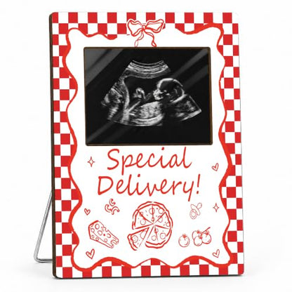 Special Delivery Ultrasound Photo Frame - Baby Announcement Keepsake, 4x6 Inch, Baby Shower Gift, Pregnancy Memory, Variation of THIS listing