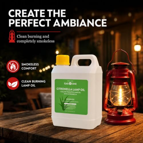 Gallon Lamp Oil with Citronella for Lanterns, Torches & Emergency Lighting