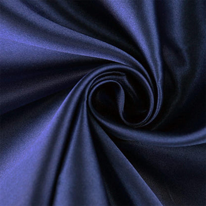 Skiennix Satin Navy Blue Table Runners - 10 Pack | 12 x 108 Inches for Weddings & Events