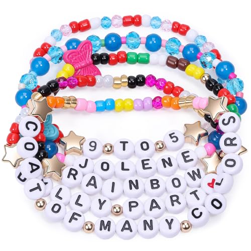 Dolly Costume Jewelry Gift Set - 5 Pcs Inspired Bracelets for Costumes